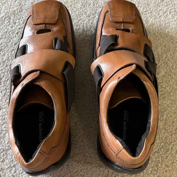 Kenneth Cole New York Brown Leather Dress Shoes Vintage - Picture 2 of 10